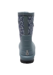 Bogs Girl Neo-Classic Metallic Leopard Boots - Misty Gray