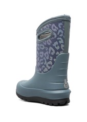 Bogs Girl Neo-Classic Metallic Leopard Boots - Misty Gray