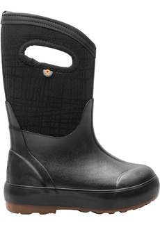 Bogs Kids' Classic II Final Frontier Waterproof Winter Boots, Boys', Size 1, Black