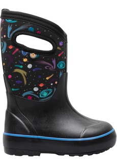 Bogs Kids' Classic II Final Frontier Waterproof Winter Boots, Boys', Size 2, Black