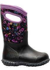Bogs Kids' York Neon Unicorn Waterproof Winter Boots, Boys', Size 1, Blue