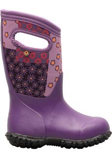 Bogs Kids' York Patchwork Floral Waterproof Winter Boots, Boys', Size 3, Purple