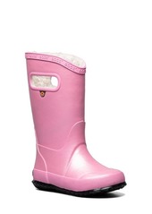 Bogs Metallic Plush Insulated Waterproof Rain Boot in Pink at Nordstrom