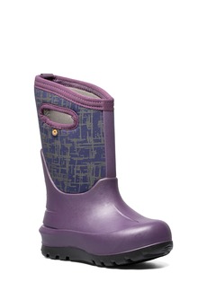 Bogs Neo Classic Amazed Insulated Waterproof Boot in Grape at Nordstrom