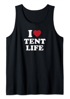 Bonfire I Love Tent Life Camping Adventure Nature Outdoor Tank Top