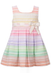 Bonnie Baby Baby Girls Rainbow Striped Dress