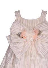 Bonnie Jean Little & Toddler Girls Pleated Taffeta Party Dress - Ivory