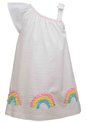 Bonnie Jean Little Girls Asymmetric Seersucker Dress