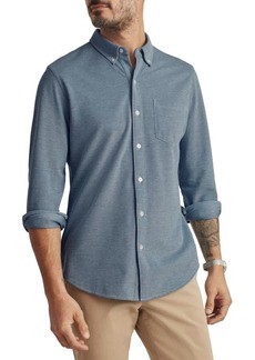 Bonobos Oxford Cotton Knit Button-Down Shirt in Solid Oxford at Nordstrom