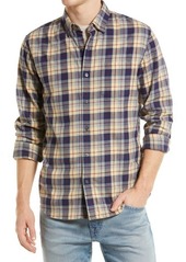Bonobos Men's Slim Fit Stretch Flannel Button-Up Shirt in Laggan Plaid at Nordstrom