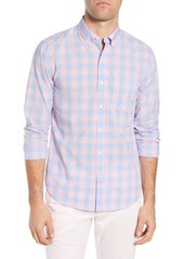 Bonobos Summerweight Slim Fit Check Sport Shirt in Canyon Lake Gingham at Nordstrom