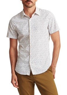 Bonobos Tech Slim Fit Floral Stretch Short Sleeve Button-Up Shirt in Penn Lake Floral C9. at Nordstrom