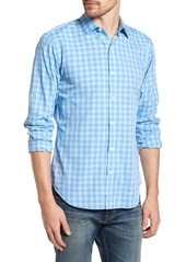 Bonobos Unbutton Down 2.0 Slim Fit Gingham Sport Shirt in Sail Boat Gingham/Island at Nordstrom