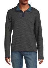 Bonobos Reversible Quilted Button Pullover