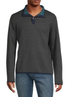 Bonobos Reversible Quilted Button Pullover