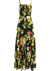 Borgo de Nor Cordelia floral-print maxi dress