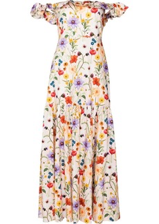 Borgo de Nor Farrah off-shoulder floral-print dress