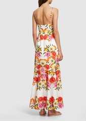 Borgo de Nor Jalisa Floral Print Cotton Maxi Dress