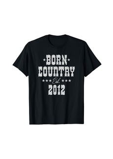 Born 11 Year Old: Country Music Lover 2012 11th Birthday T-Shirt