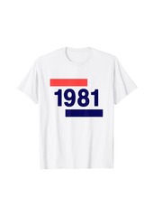 Born 1981 40th Birthday T-Shirt