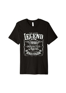 Born 26th Birthday Living Legend Since 1998 Classic Vintage Premium T-Shirt