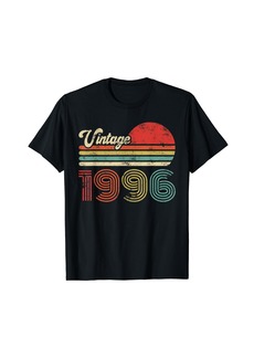 Born 28 Year Old Birthday Vintage 1996 28th Birthday T-Shirt