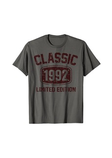 Born 32 Years Old Classic 1992 Limited Edition 32th Birthday T-Shirt