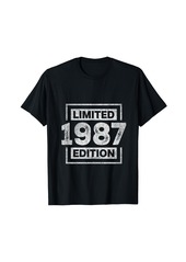 Born 37th Birthday Men 37 Years Old Women Limited Edition 1987 T-Shirt