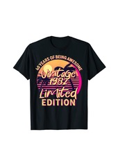 Born 40 Years Old Vintage 1982 Limited Edition 40th Birthday T-Shirt