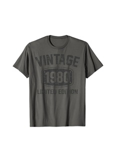Born 42 Years Old Vintage 1980 Limited Edition 42th Birthday T-Shirt