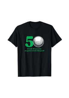 Born 50 Year Old Golfer: Golfing Golf 50th Birthday T-Shirt