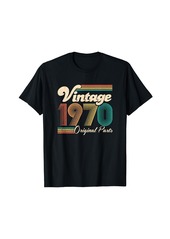 Born 50th Birthday Gift - Vintage 1970 - Retro Bday 50 Years Old T-Shirt