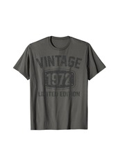 Born 52 Years Old Vintage 1972 Limited Edition 52th Birthday T-Shirt