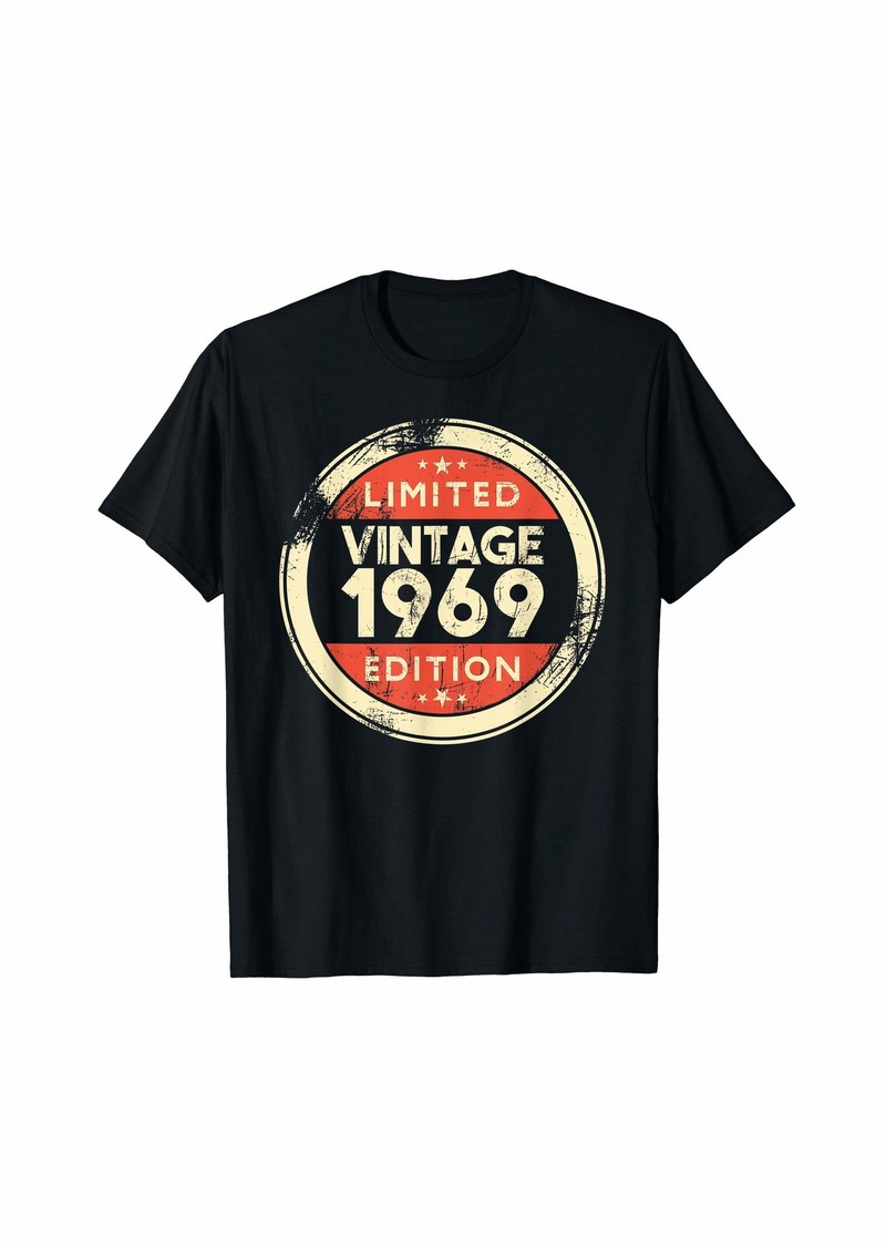 Born 52 Years Old Gifts- 52nd Birthday Gift Vintage 1969 T-Shirt | Tops