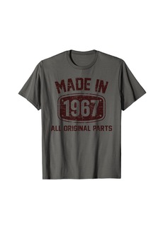 Born 55 Years Old Made in 1967 All Original Parts 55th Birthday T-Shirt