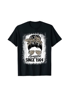 Born 58 Years Old Awesome Since 1964 Leopard 58th Birthday T-Shirt