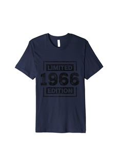 Born 58th Birthday Men 58 Years Old Women Limited Edition 1966 Premium T-Shirt