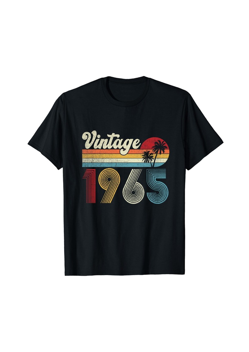 60 Year Old Vintage Born In 1965 Retro 60th Birthday Gifts T-Shirt