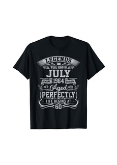 Born 60 Years Old Made In July 1964 Vintage 60th Birthday Gifts T-Shirt