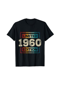 Born 64th Birthday Men 64 Years Old Women Limited Edition 1960 T-Shirt