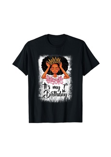 Born 7 Year Old Gift Women Girls Teenager It's My 7th Birthday T-Shirt