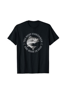 Born 82 Year Old Fisherman: Fishing 1942 82nd Birthday T-Shirt