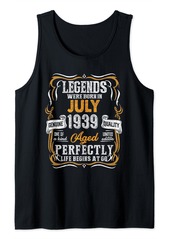 Born 85th Birthday Gifts Awesome Since July 1939 85 Year Old Tank Top