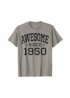Awesome since 1950 Vintage Style Born in 1950 Birth Year T-Shirt