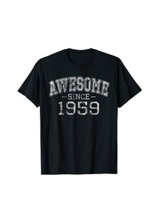 Awesome since 1959 Vintage Style Born in 1959 Birthday Gift T-Shirt