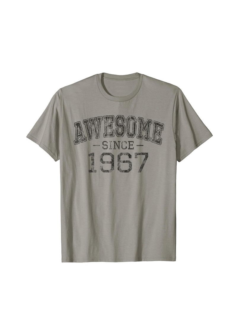 Awesome since 1967 Vintage Style Born in 1967 Birthday Gift T-Shirt