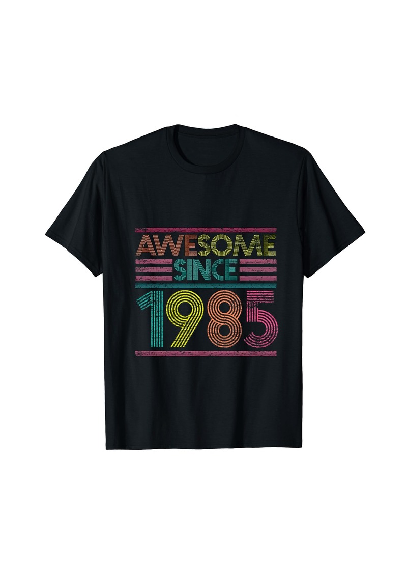 Born Awesome Since 1985 39th Birthday Gifts 39 Years Old T-Shirt
