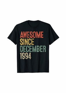 Born Awesome Since December 1994 25th Birthday Gift 25 Year Old T-Shirt
