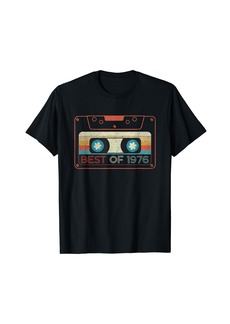 Born Best Of 1976 Cassette Tape Year Of Birth Birthday T-Shirt