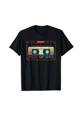 Born Best Of 1993 Cassette Tape Year Of Birth Birthday T-Shirt